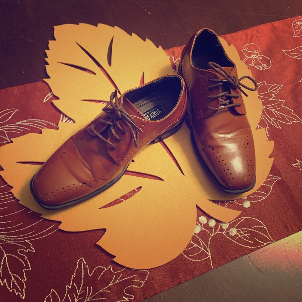 Boys Brown Dress Shoe